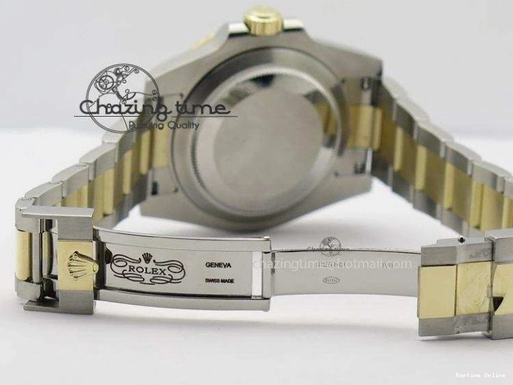 0301 Submariner 116613 LN Noob 1:1 Best Edition YG Wrapped Bezel Black Dial On SS YG Bracelet A Neat 3961